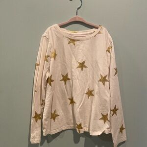 Old Navy Kids Long Sleeve Tee with Gold Stars